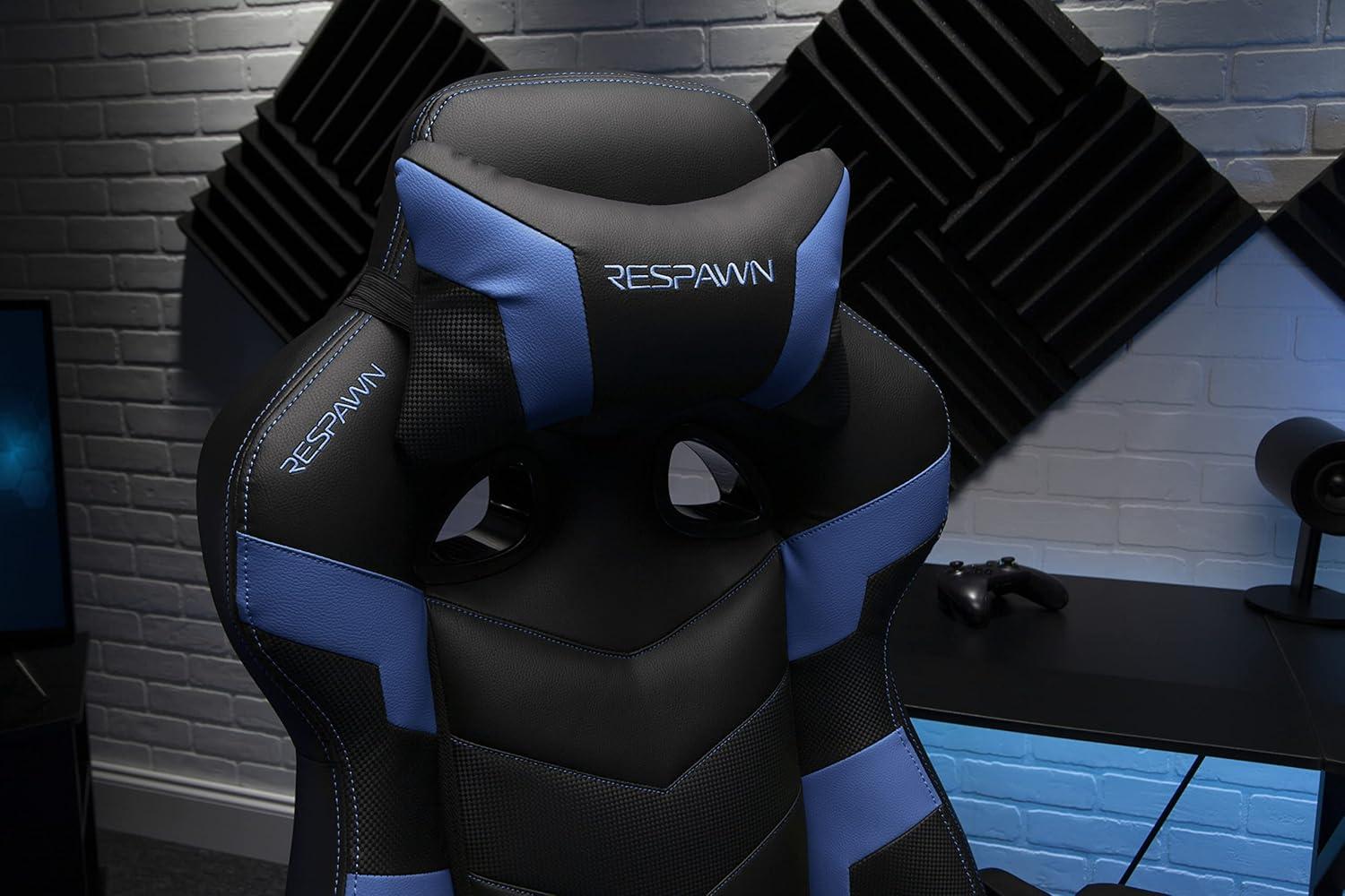 Respawn RESPAWN 110 Pro Gaming Chair - Gaming Chair with Footrest, Reclining Gaming Chair, Video Gaming Computer Desk Chair, Adjustable Desk Chair, Gaming Chairs For Adults With Headrest Pillow