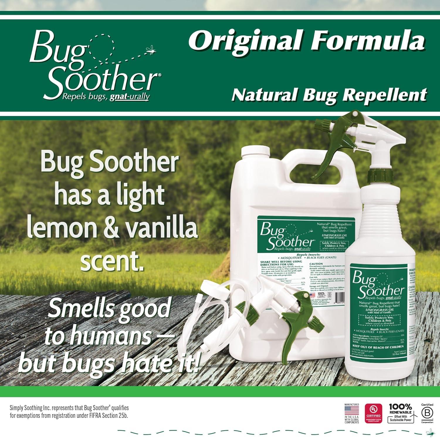 Natural Lemongrass and Vanilla 32 oz Bug Repellent Spray
