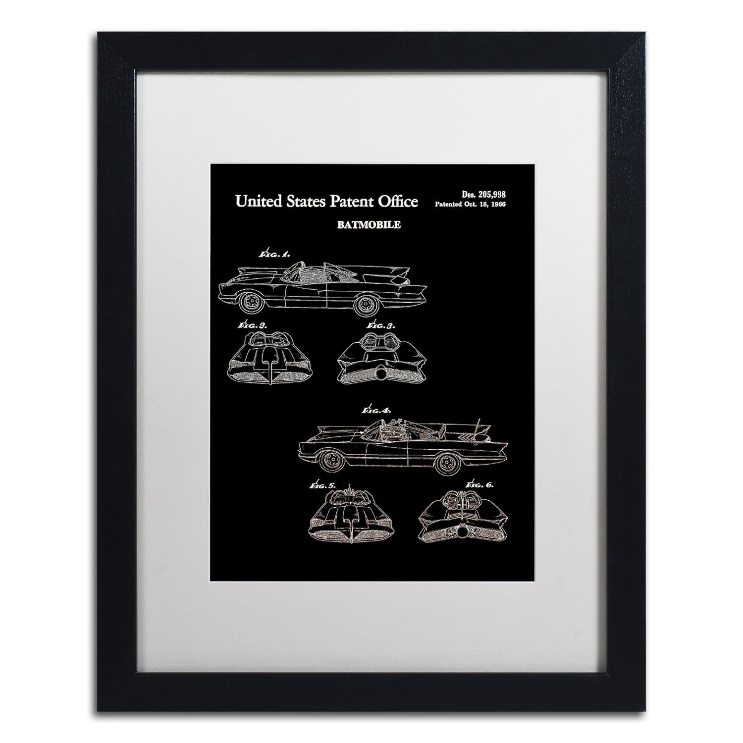 Trademark Fine Art " Batmobile Car Patent 1966 " by Claire Doherty