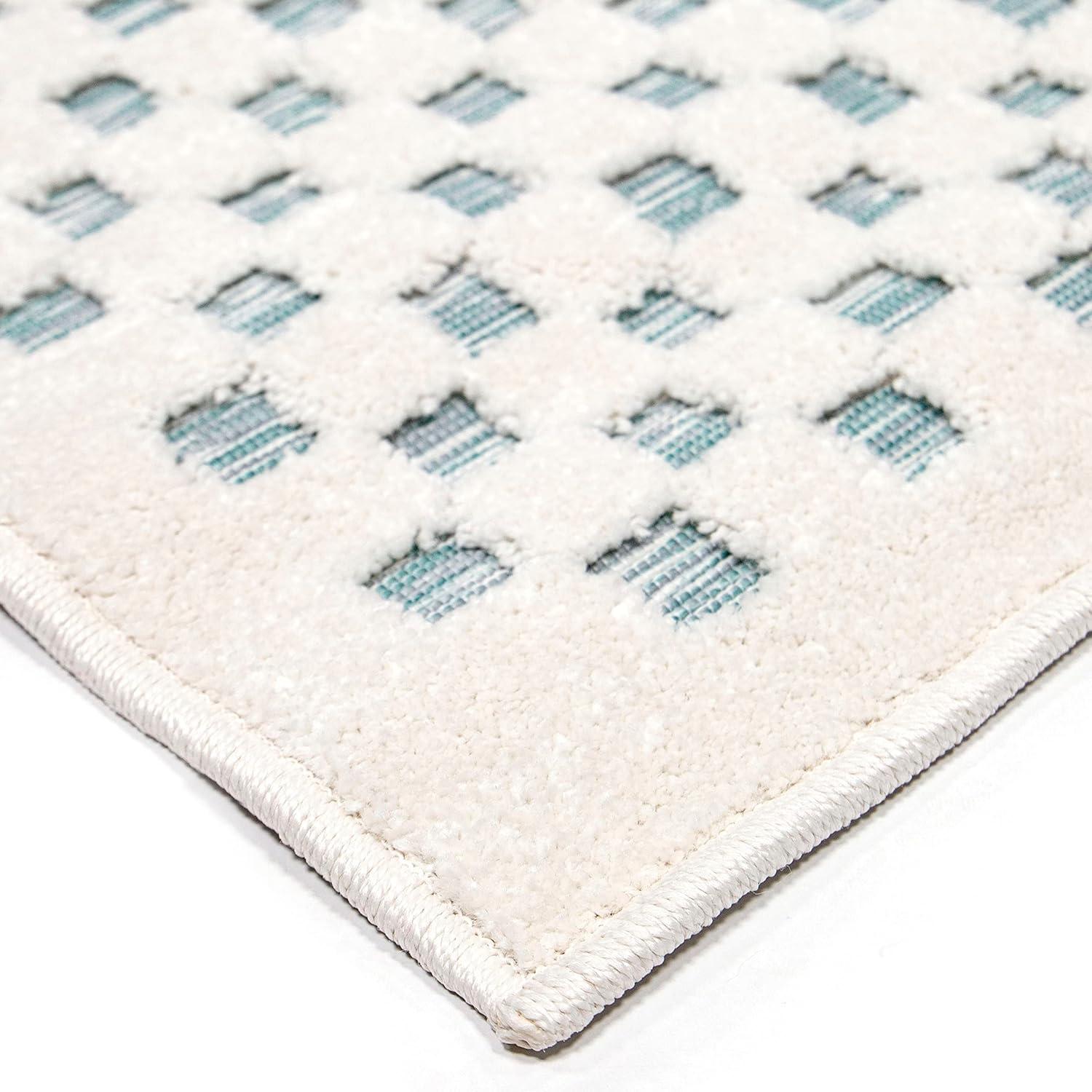 Simply Southern Cottage Lecompte Area Rug, 5' x 7', Light Blue