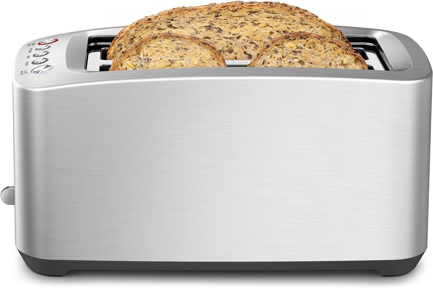 Breville Stainless Steel 4-Slice Digital Long Slot Toaster