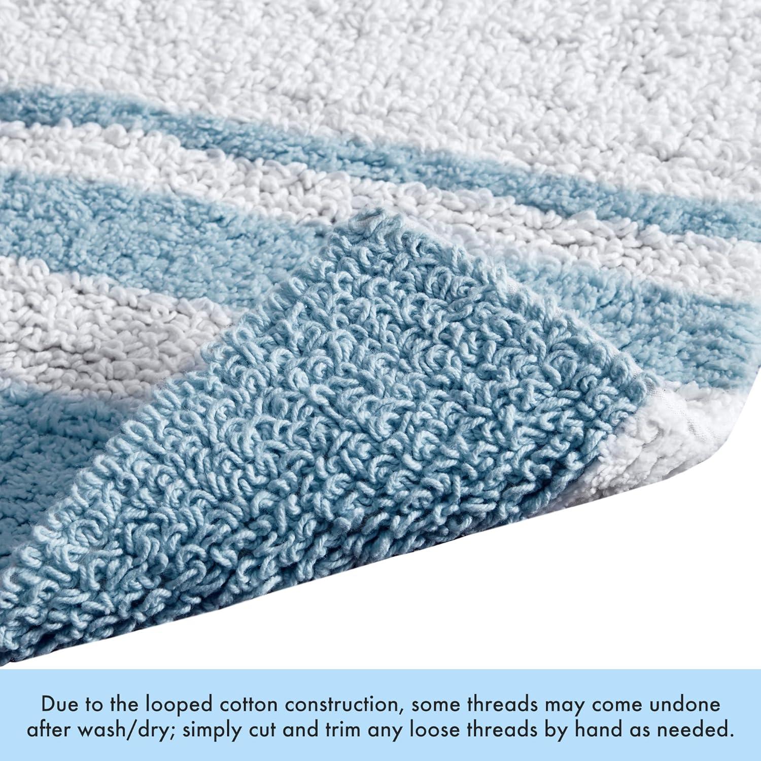 Cotton Reversible Bath Rug