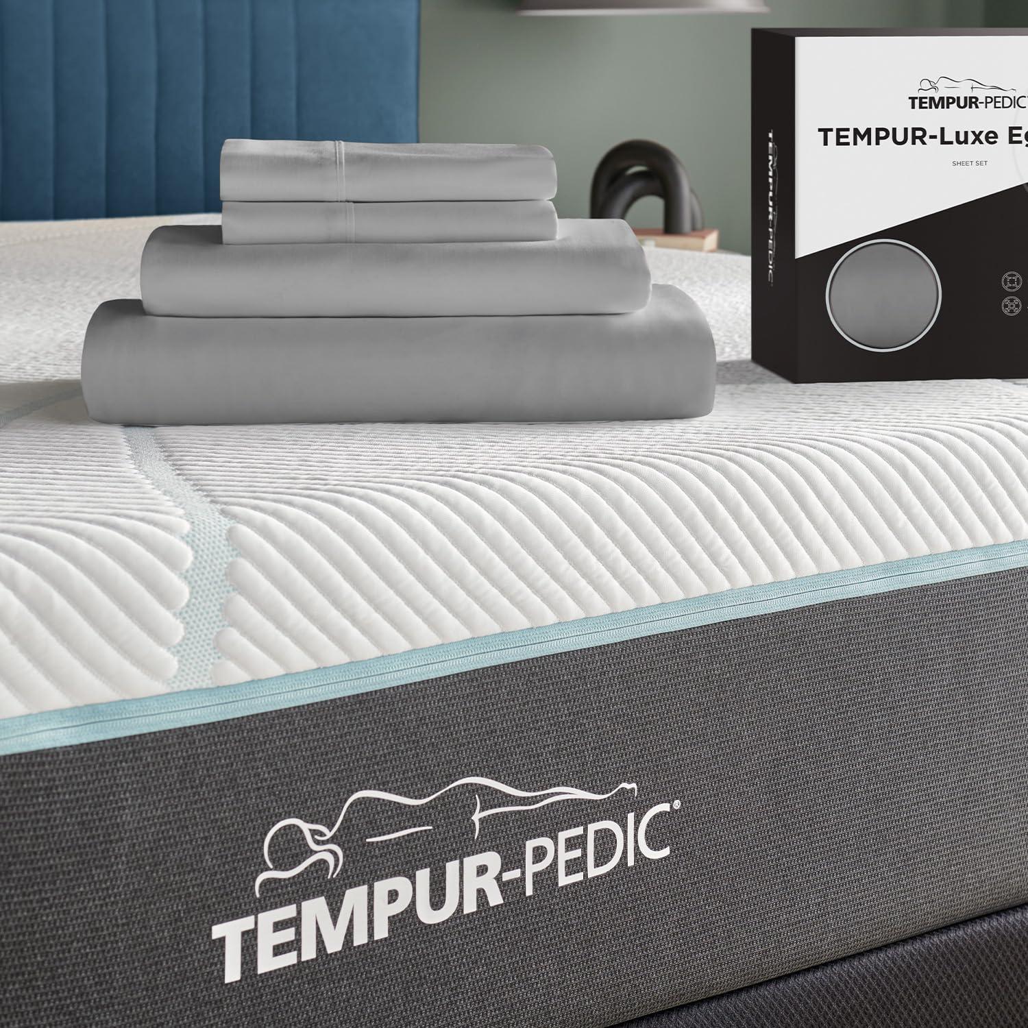 Tempur-Pedic Tempur Luxe Egyptian Cotton Sheet Set Silver Mist - Full, Adult