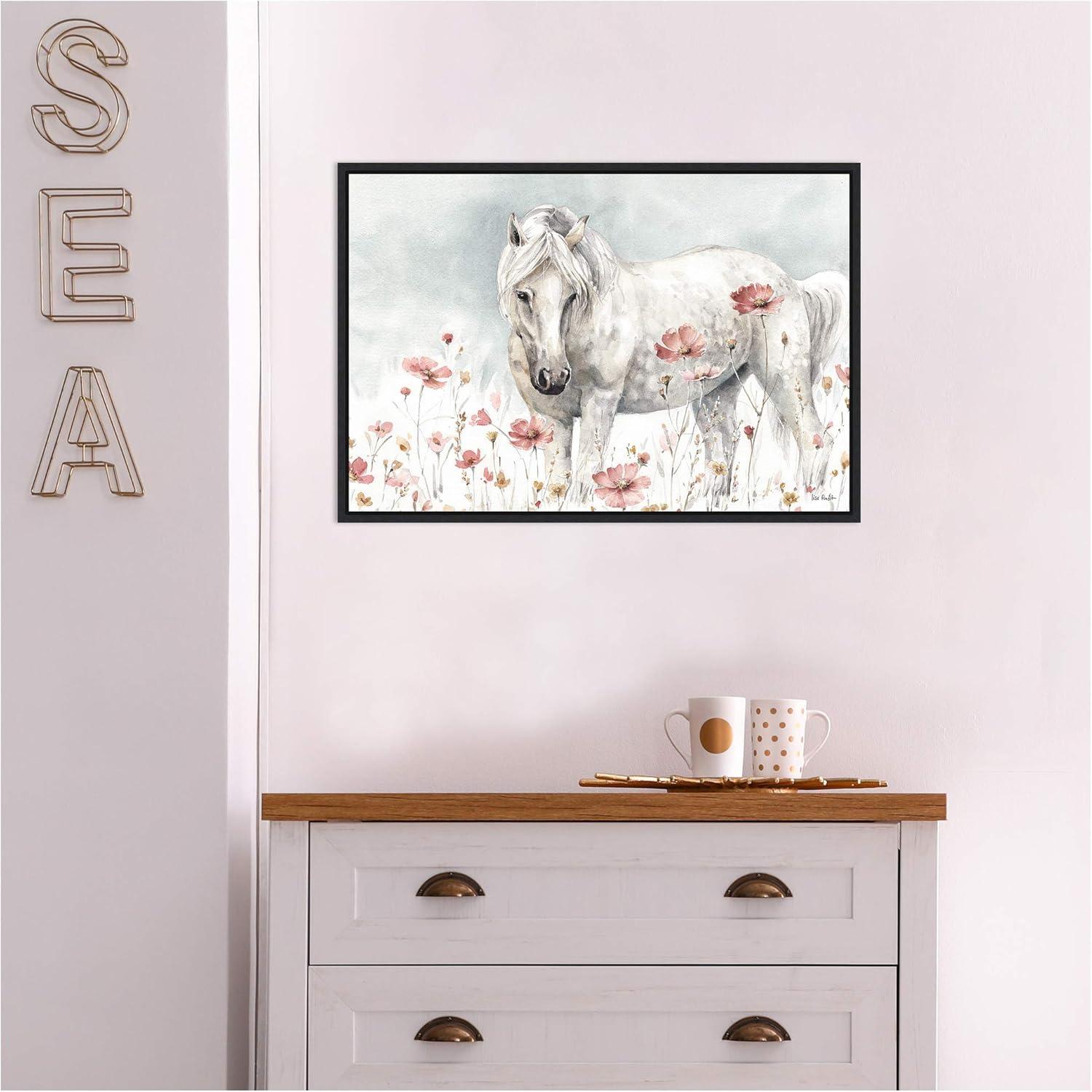 Amanti Art Wild Horses II by Lisa Audit Framed Canvas Wall Art