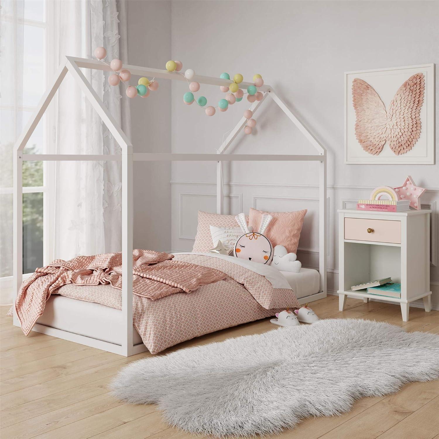 Skyler Metal Montessori House Bed