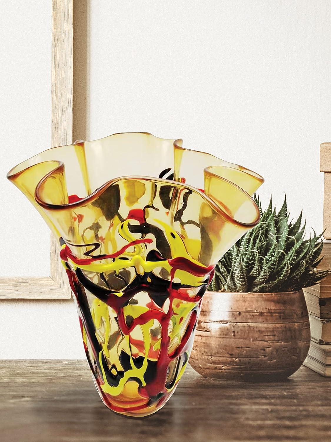 Dale Tiffany Glass Table Vase