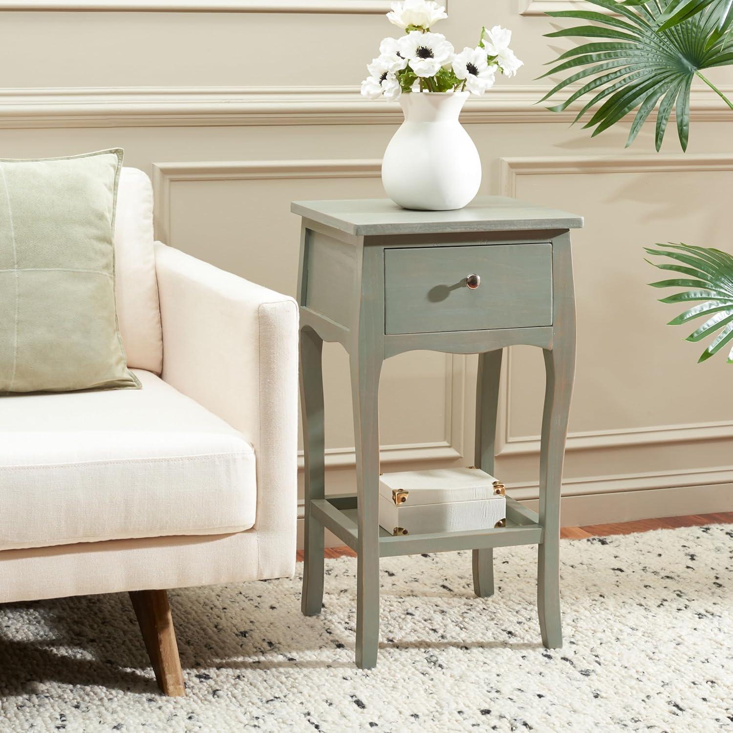 Thelma End Table - Ash Grey - Safavieh