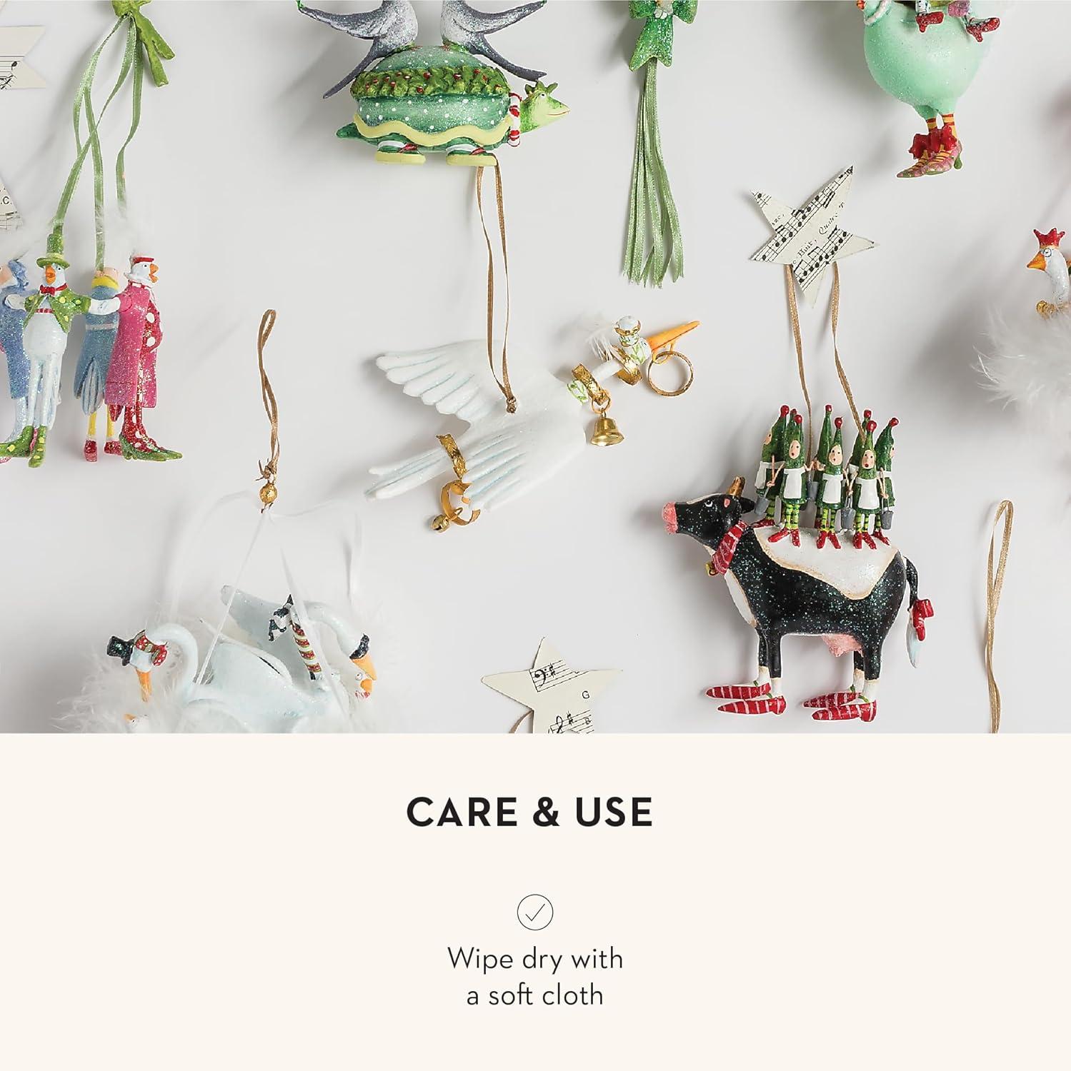 MacKenzie-Childs Patience Brewster 12 Days 5 Golden Rings Ornament