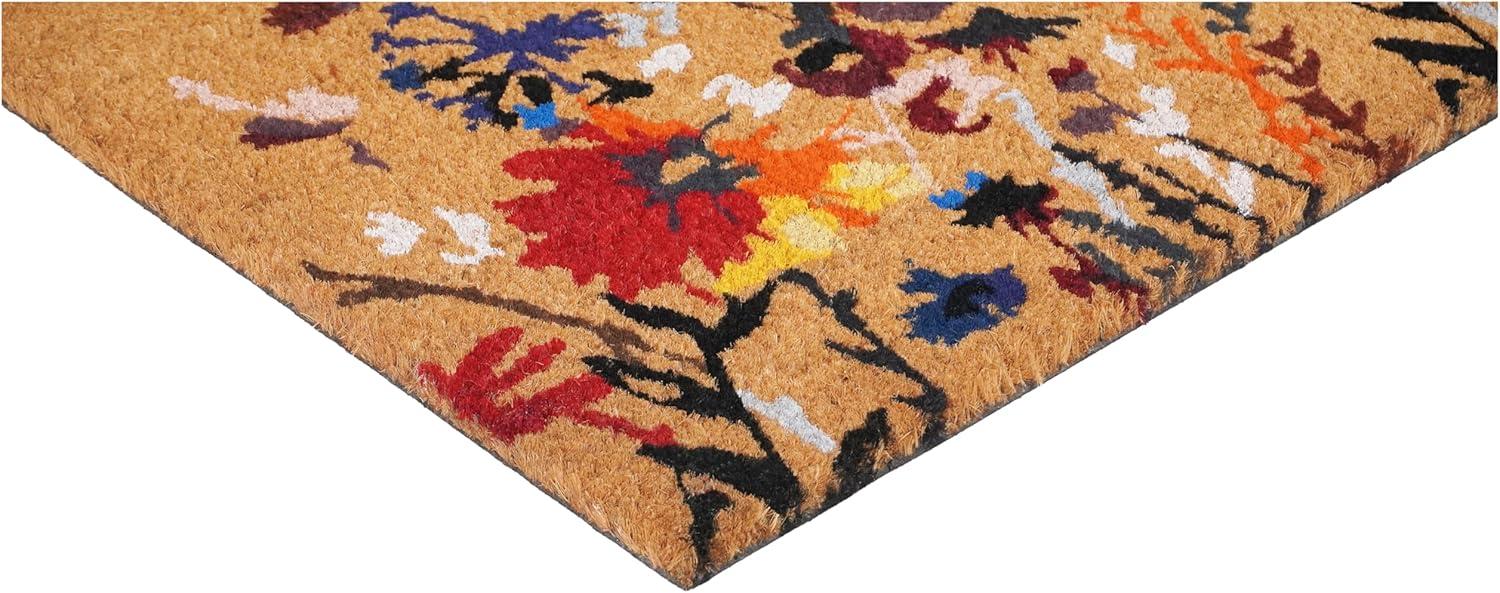 Calloway Mills Floral Non-Slip Indoor Outdoor Door Mat & Reviews | Birch Lane