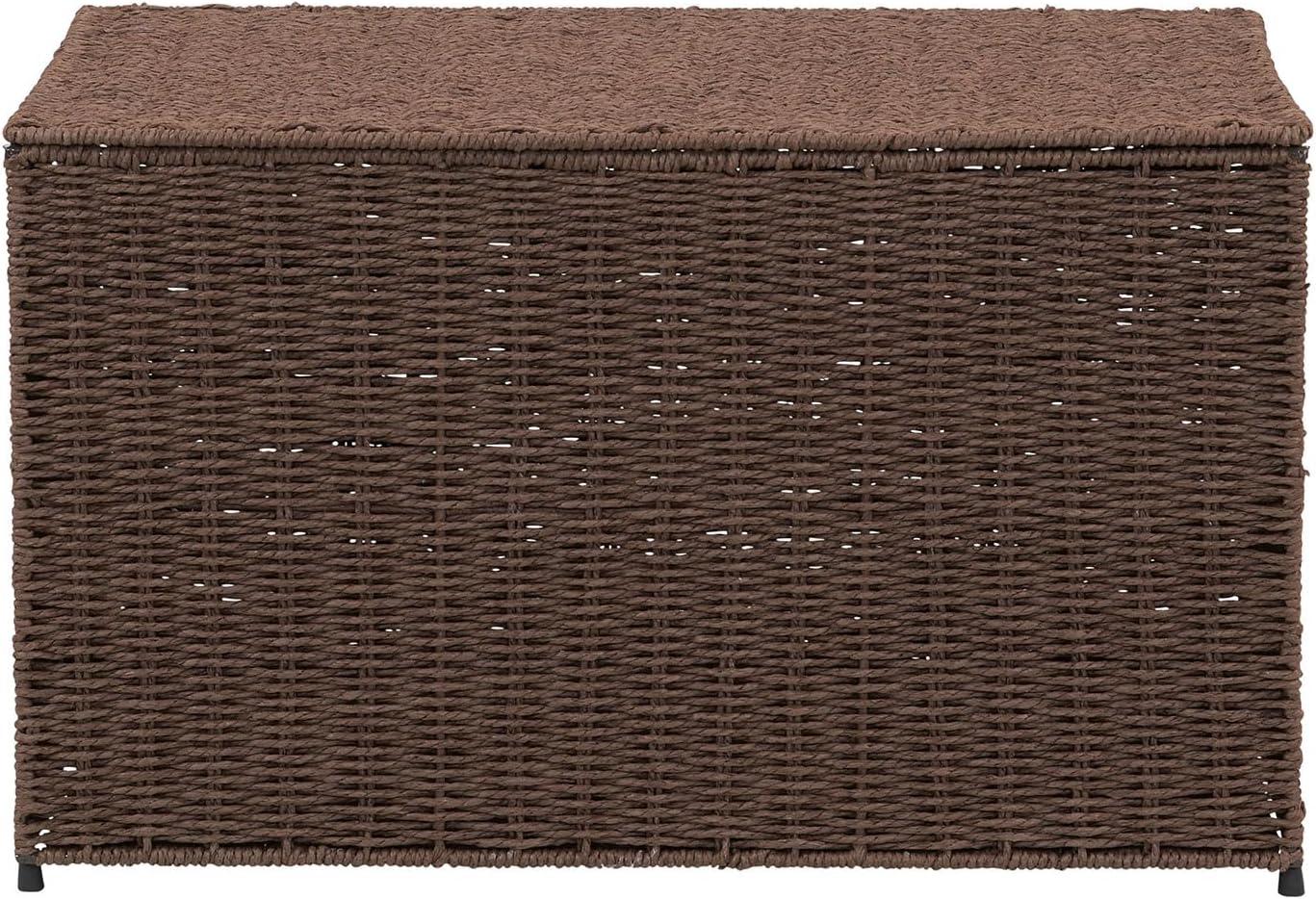 Large Woven Sturge Chest | Paper Rope | Coffee