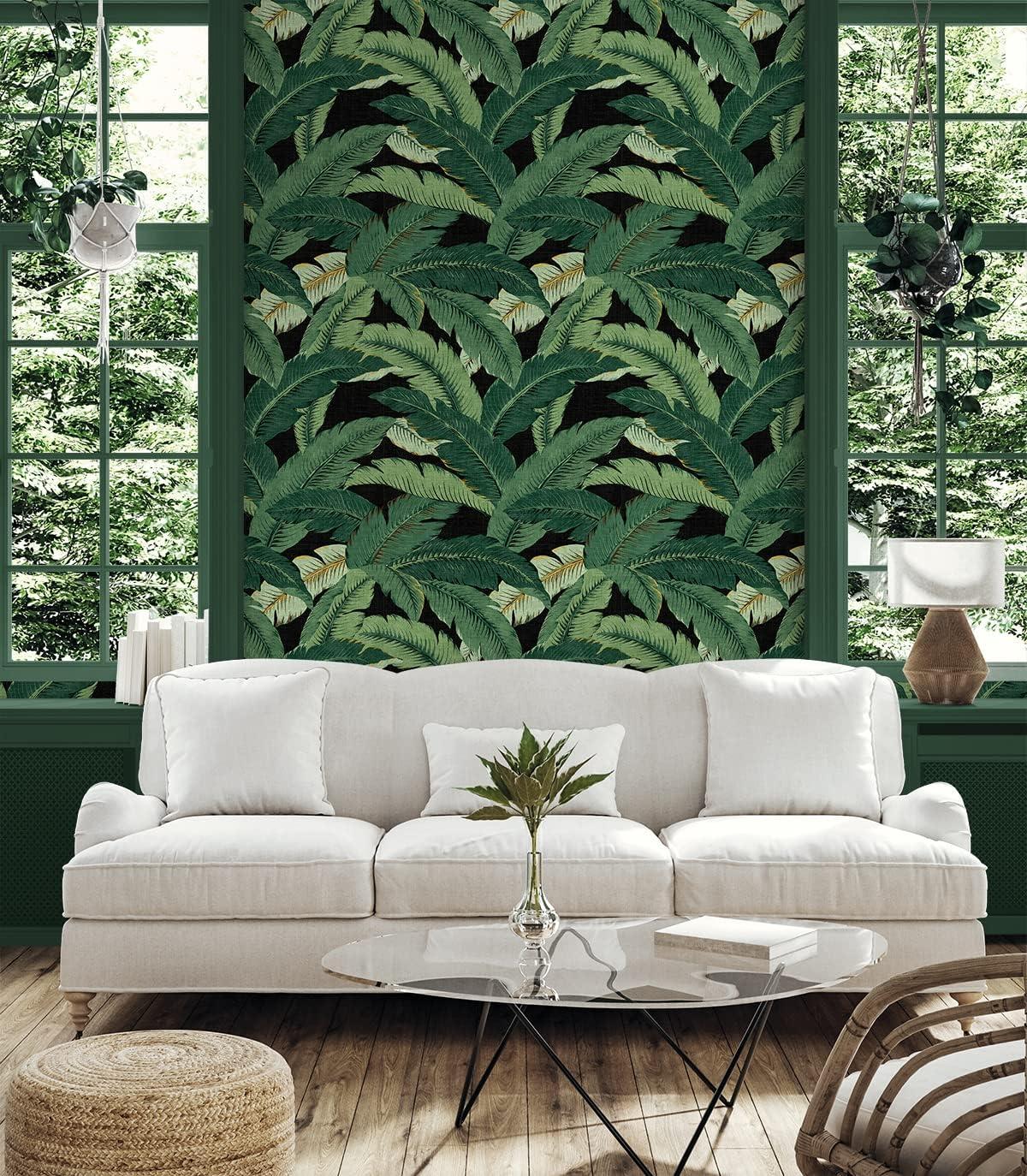 Tommy Bahama Swaying Palms 18' L x 20.5" W Peel & Stick Wallpaper Roll