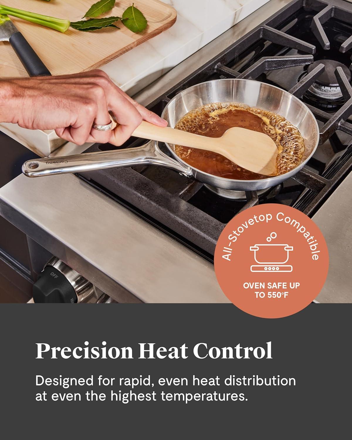 Caraway ® Stainless Steel 8" Mini Fry Pan