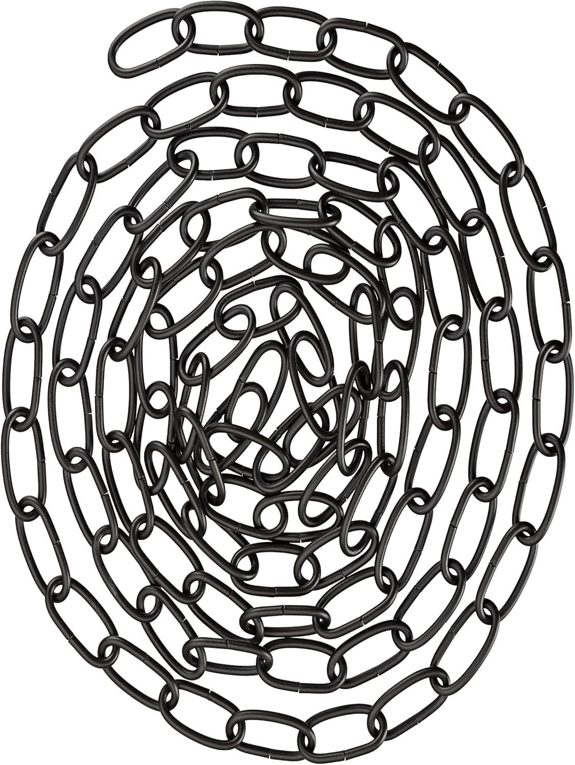 Aspen Creative 21110-51,Steel 10 Feet Heavy Duty Chain For Hanging Up Maximum Weight 40 Pounds-Lighting Fixture/Swag Light/Plant In Antique Brass.11 Gauge.