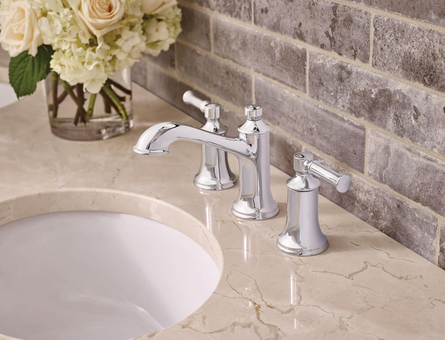 Moen Moen Dartmoor Two-Handle Widespread Bathroom Faucet Trim Kit, Valve Required T6805