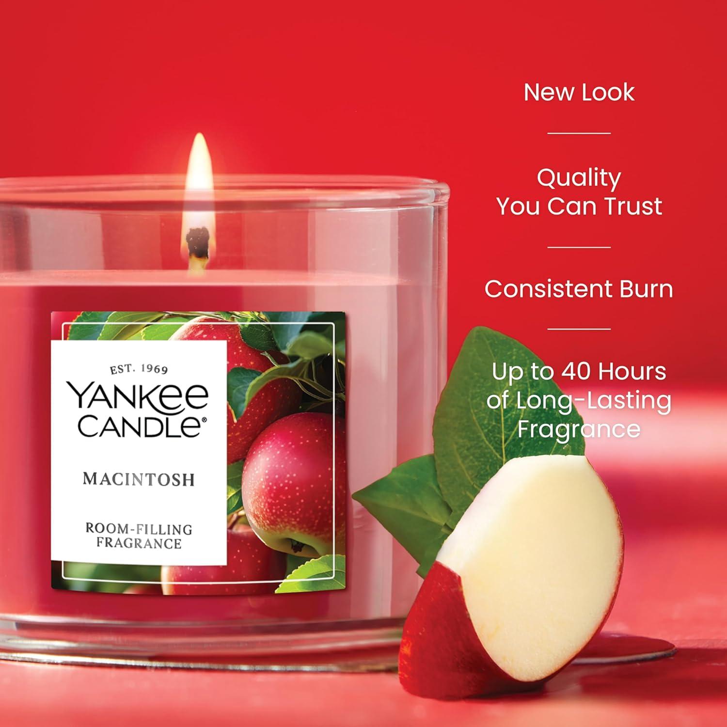 YANKEE CANDLE Signature Macintosh Scented Tumbler Candle & Reviews | Wayfair