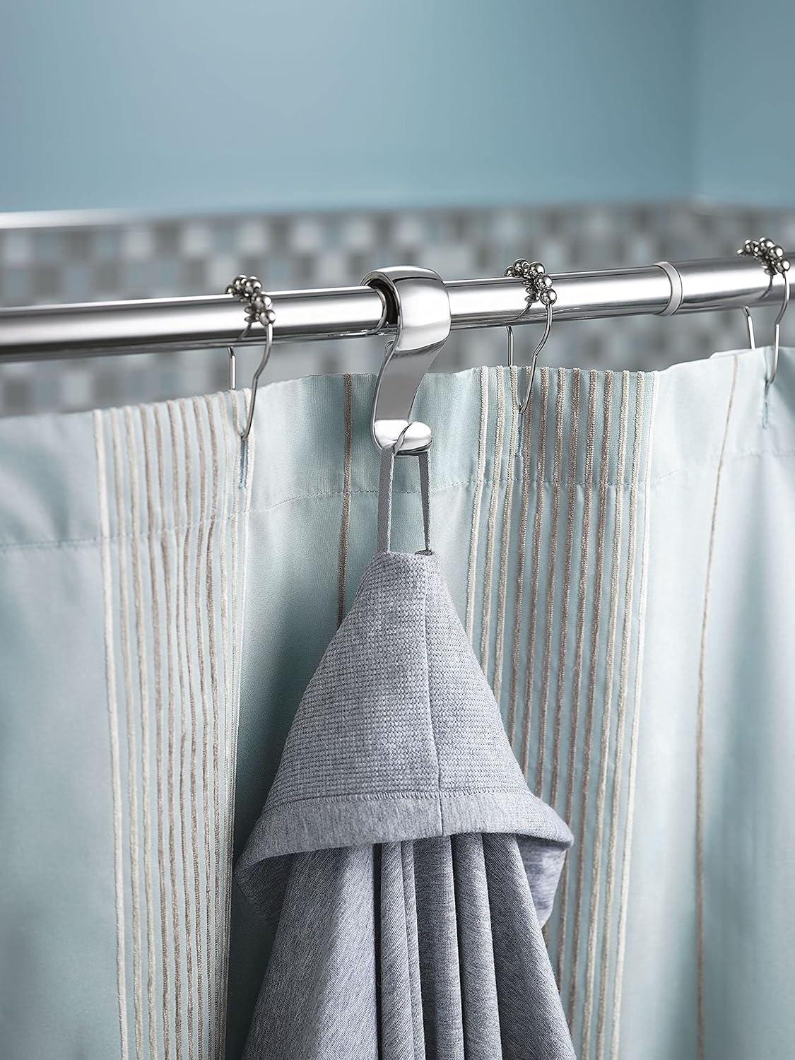 60" Adjustable Curved Shower Curtain Rod