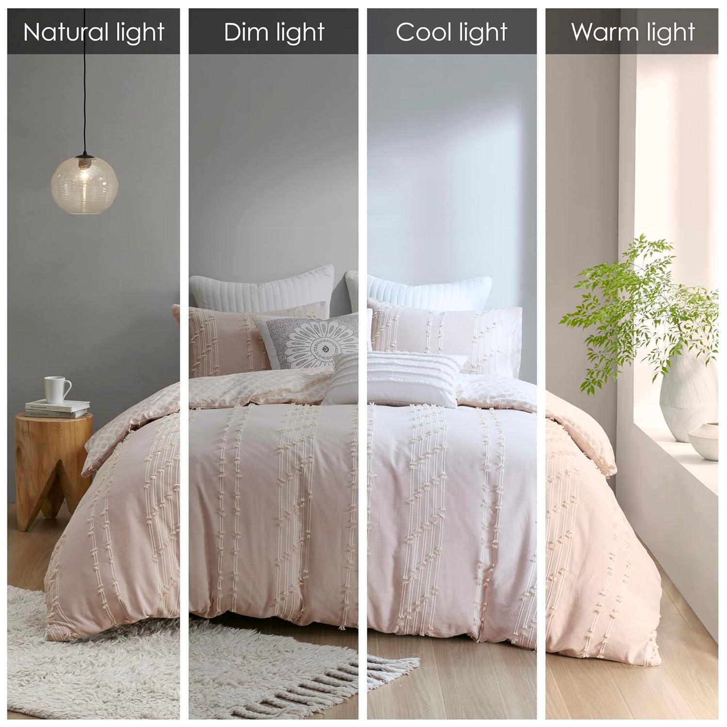 3 Piece Cotton Jacquard Bedding Set