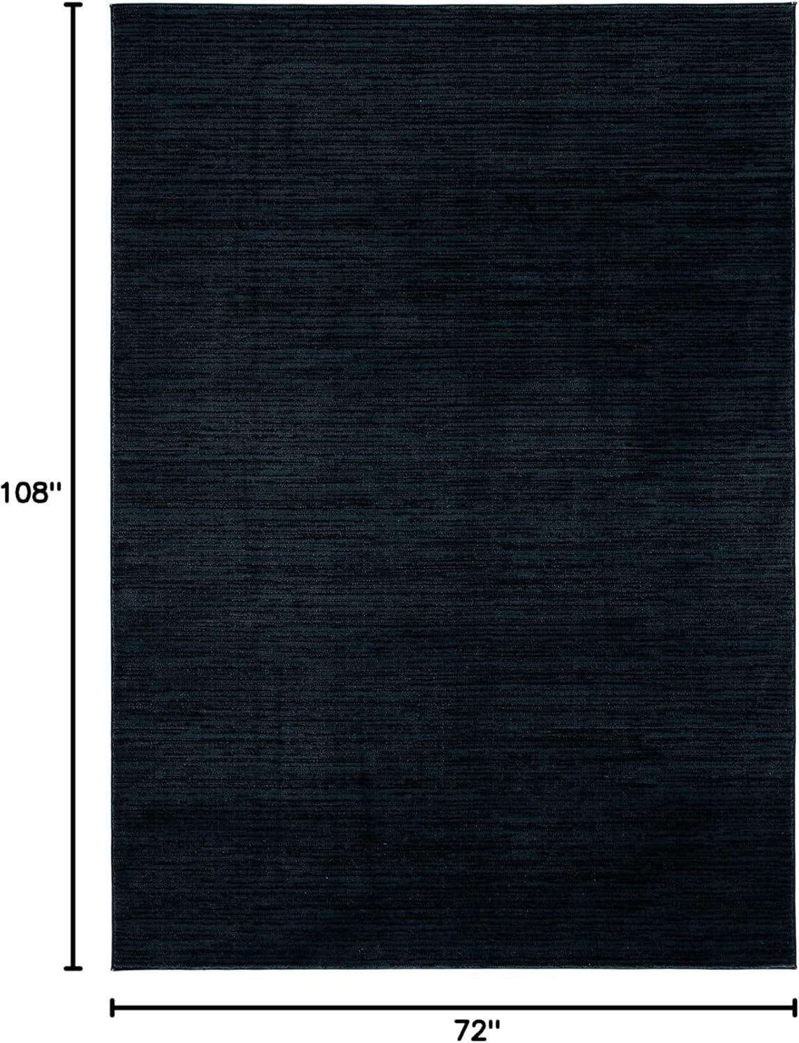 Vision VSN606 Power Loomed Area Rug - Black - 6'x9' - Safavieh.