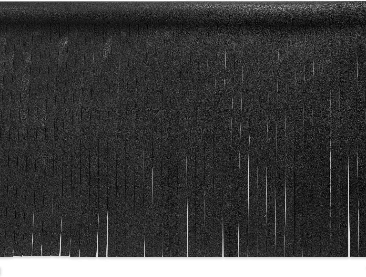 Expo Int'l 5 Yards of 6" Matte Finish Vegan Leather Fringe Trim