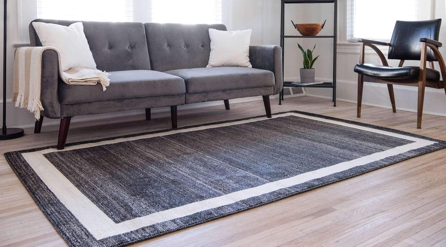 Unique Loom Del Mar Collection Area Rug - Maria (6' 1" x 9' Rectangle Light Brown/Ivory)