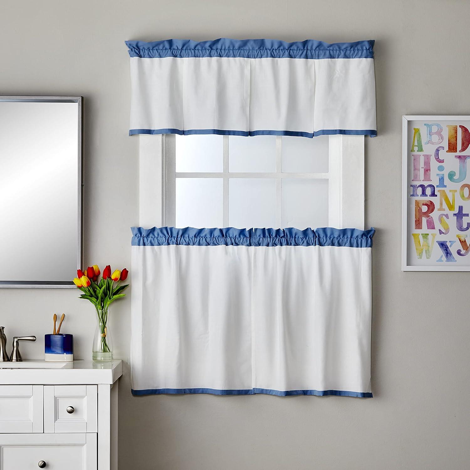 SKL Home Striped Tailored 48'' W Window Valance