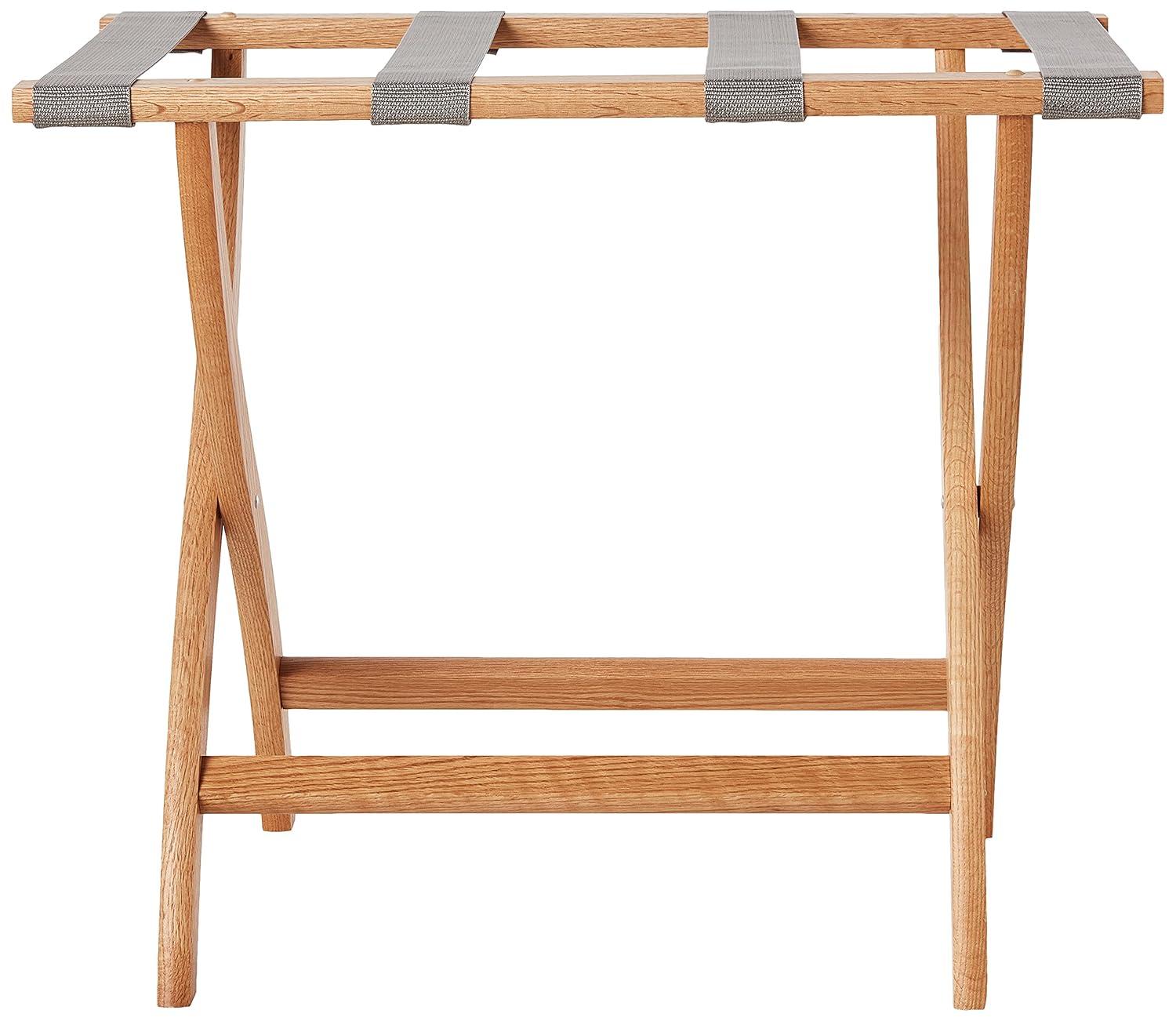 Folding Oak,Wood Luggage Rack