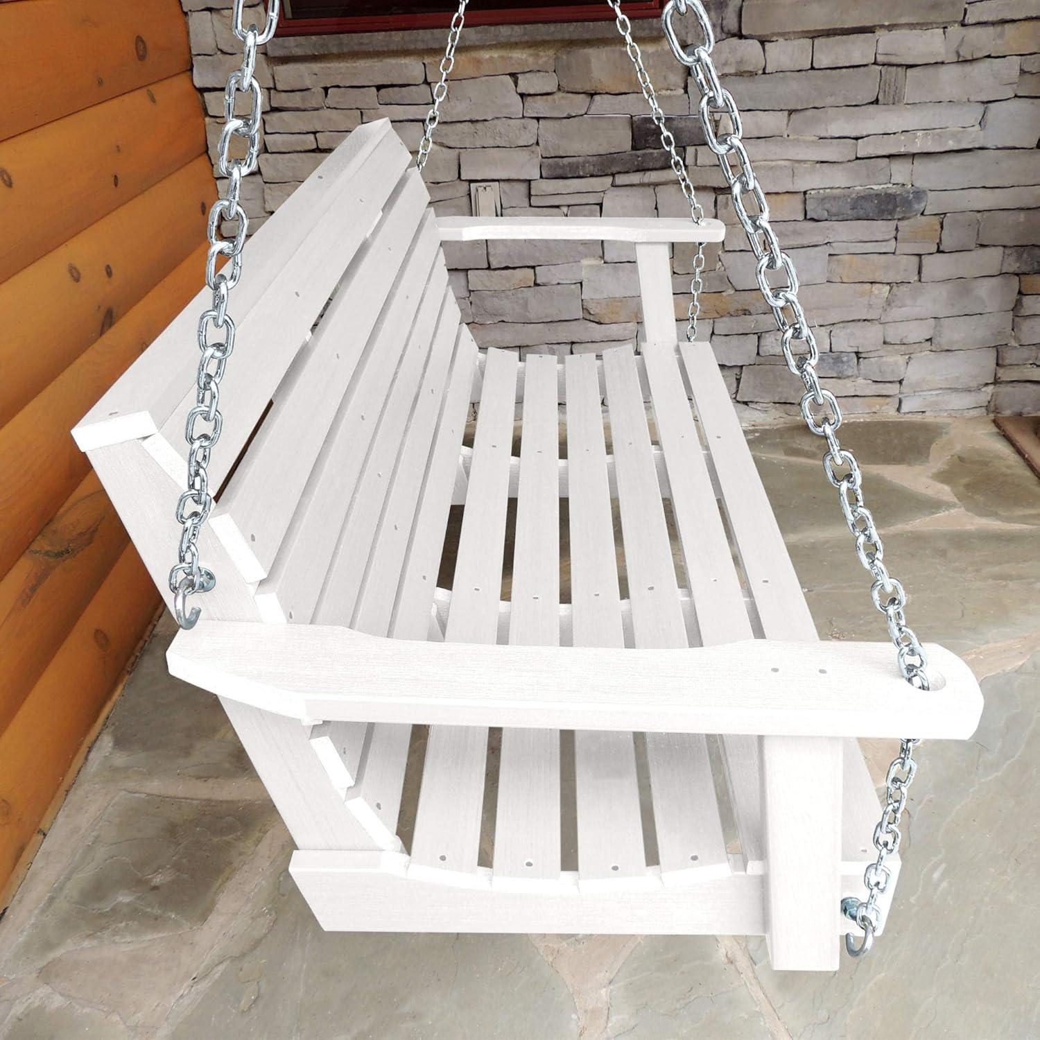 Weatherly 4' Porch Swing - White - highwood: Outdoor Relaxation, Fade-Resistant, 500lb Capacity