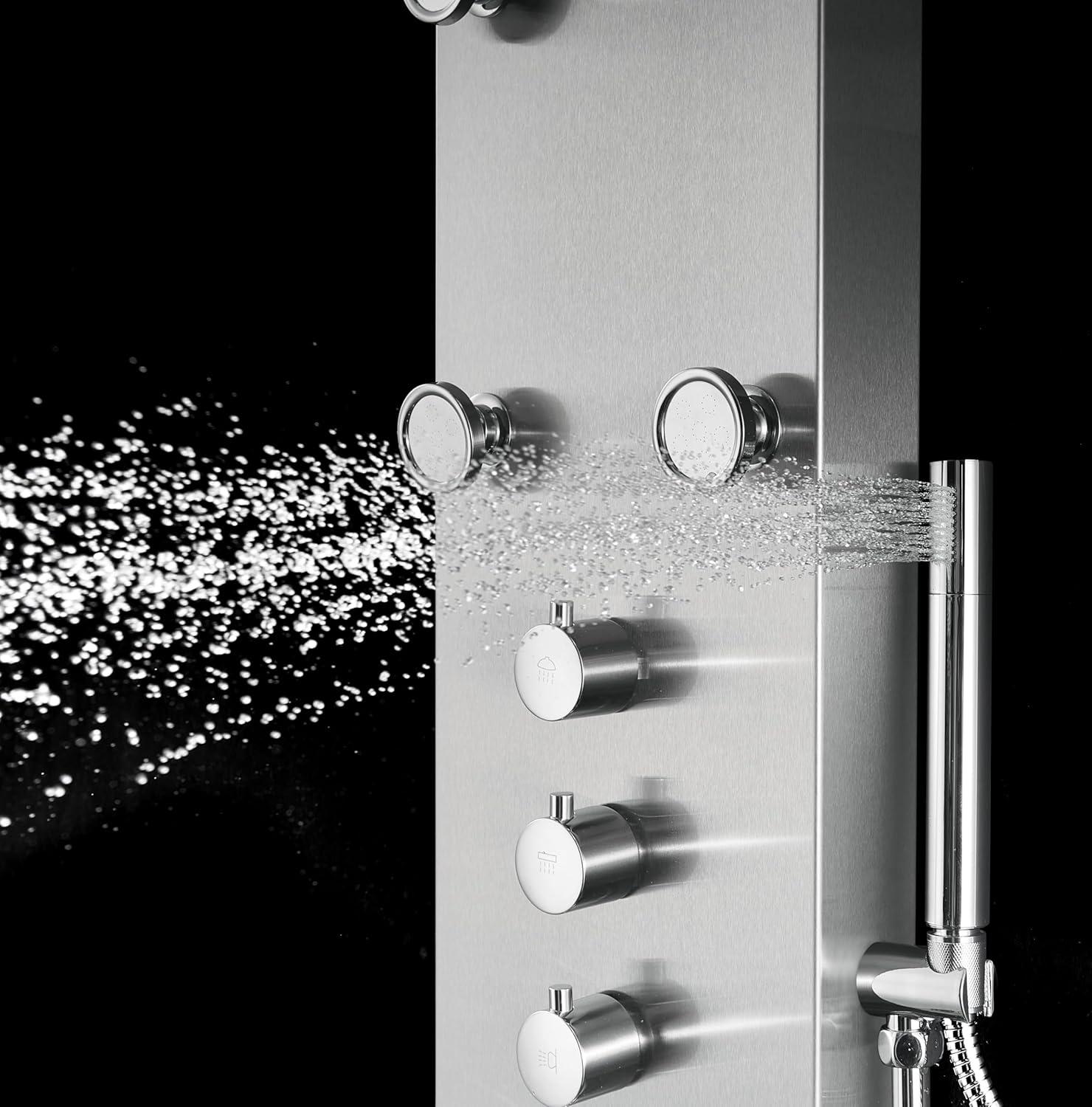 62'' Shower Panel with Adjustable Shower Head