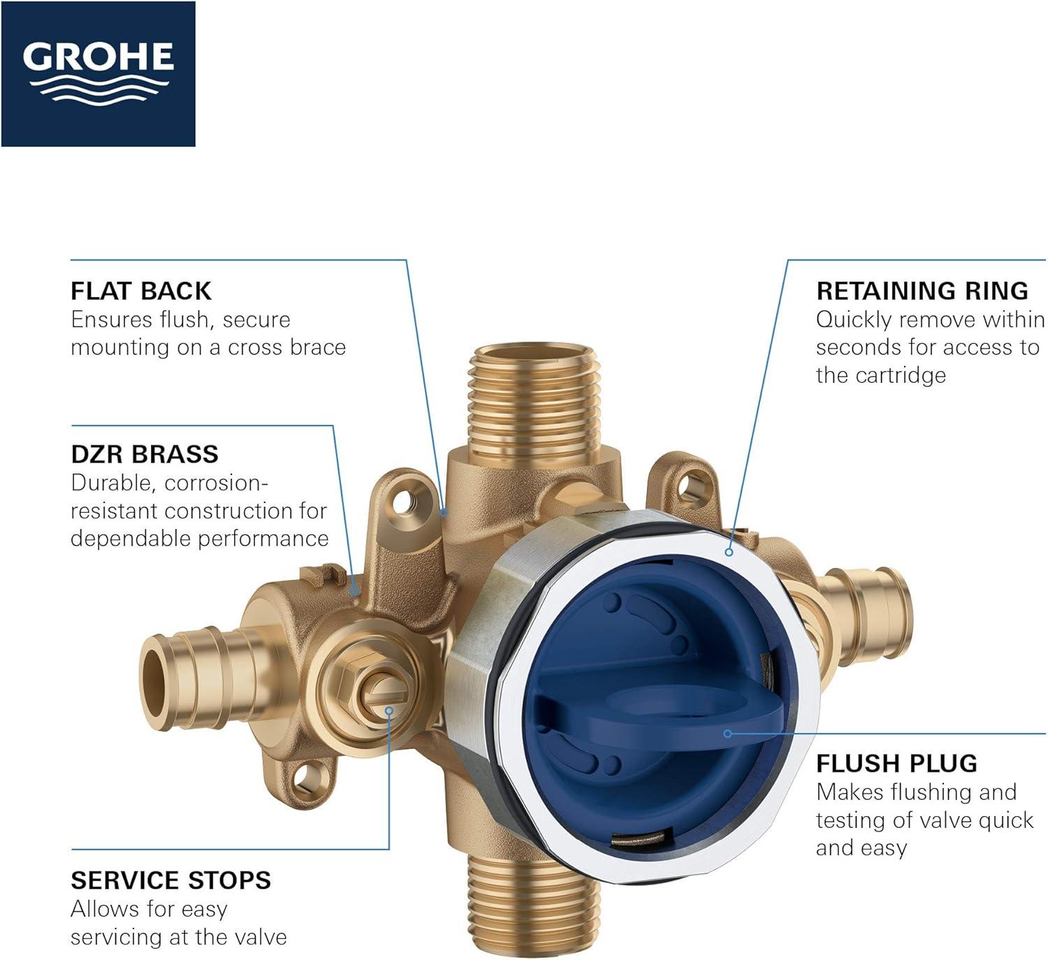 GrohSafe 3.0 Brass Pressure Balance Valve