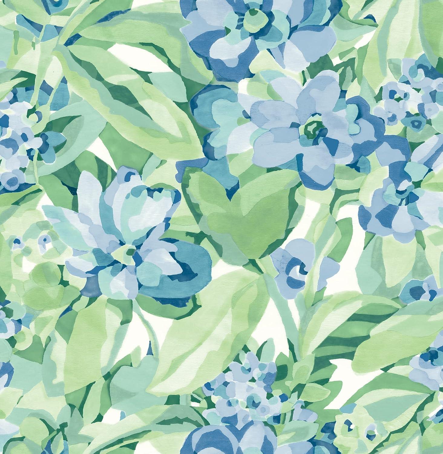 Belles Fleurs Peel & Stick Floral Roll