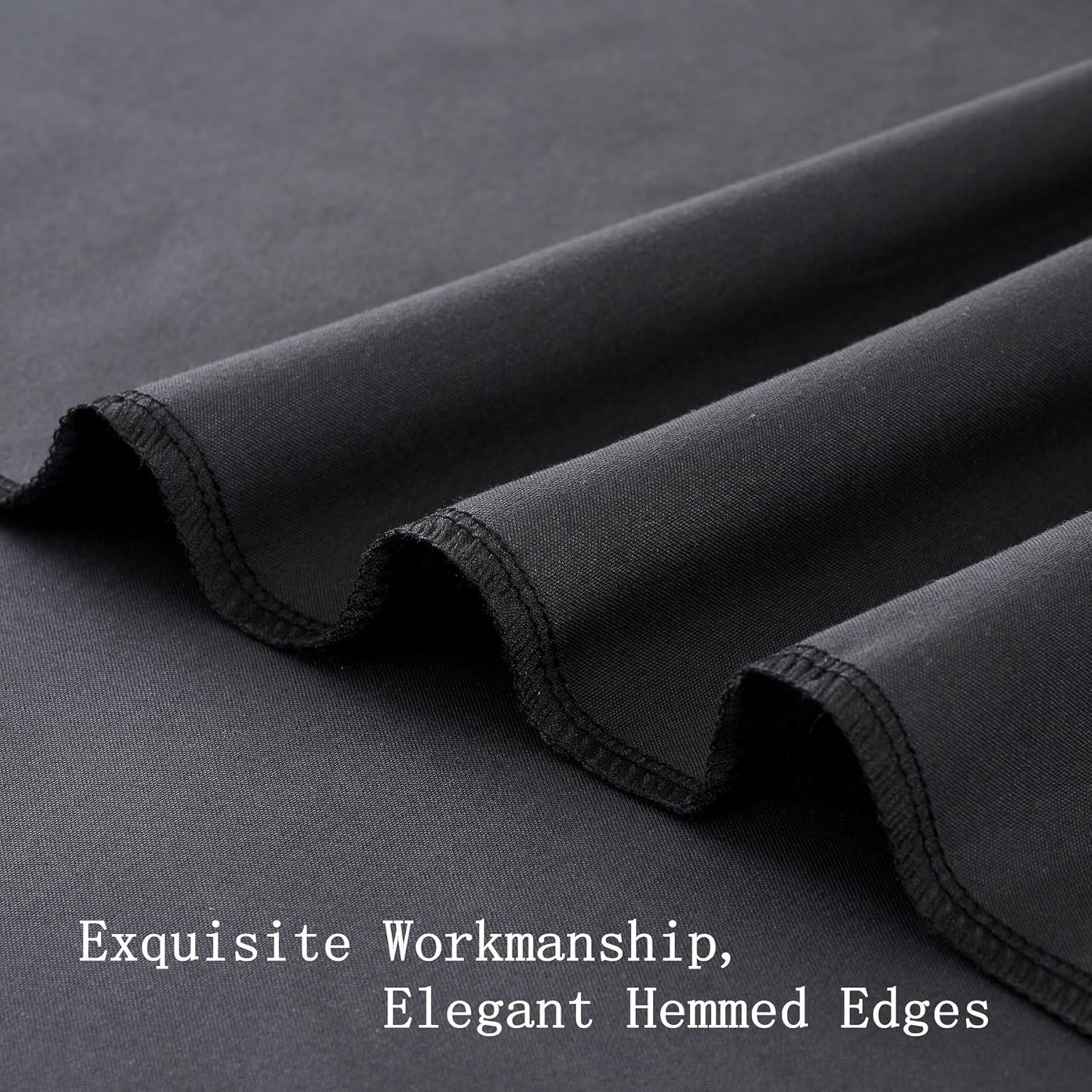 10x10ft White Backdrop Curtain for Parties Wrinkle Free Wedding Baby Curtain Backdrops for Birthday Party