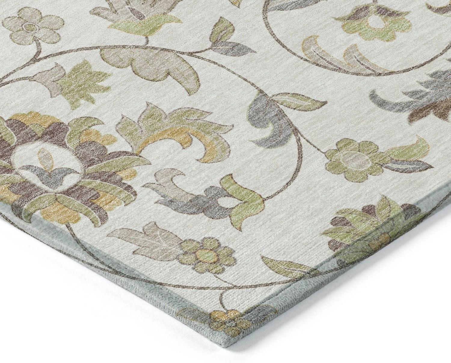 Machine Washable Indoor/Outdoor Chayden ACN1006 Ivory Rug