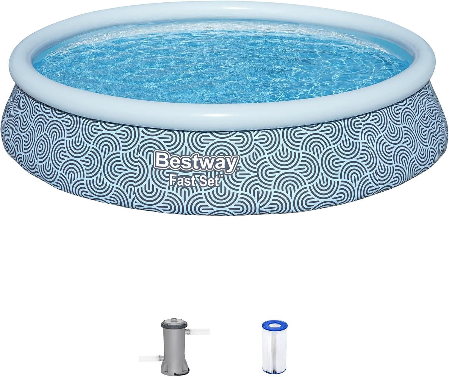 Bestway Plastic Round Inflatable Pool H x W x L