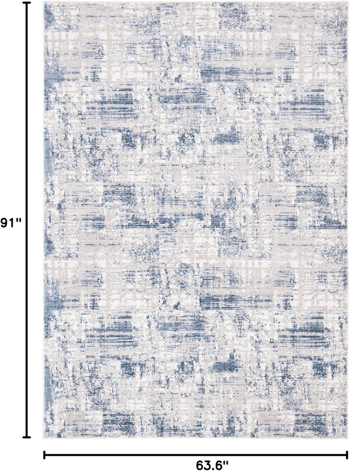Amelia ALA786 Power Loomed Area Rug - Blue/Grey - 5'3"x7'6" - Safavieh.