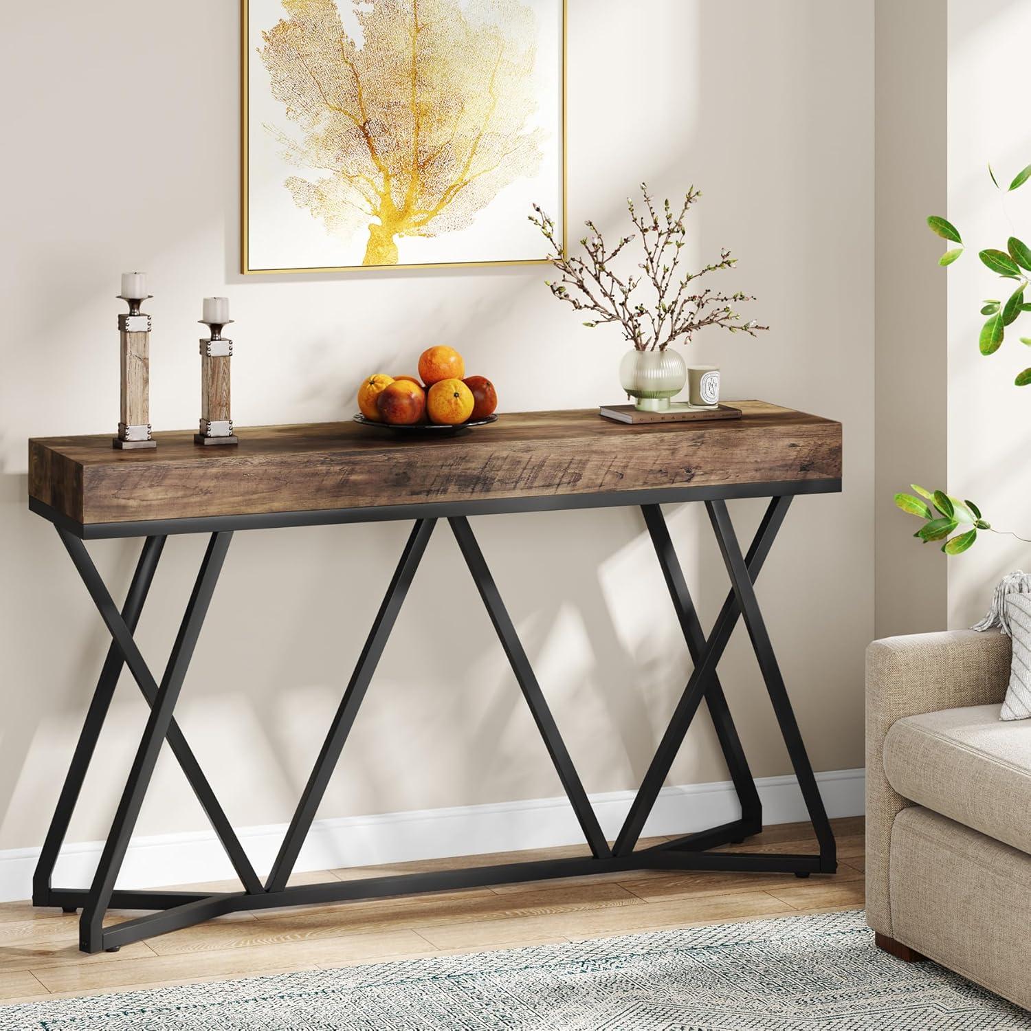 Hommoo 55" Farmhouse Console Table