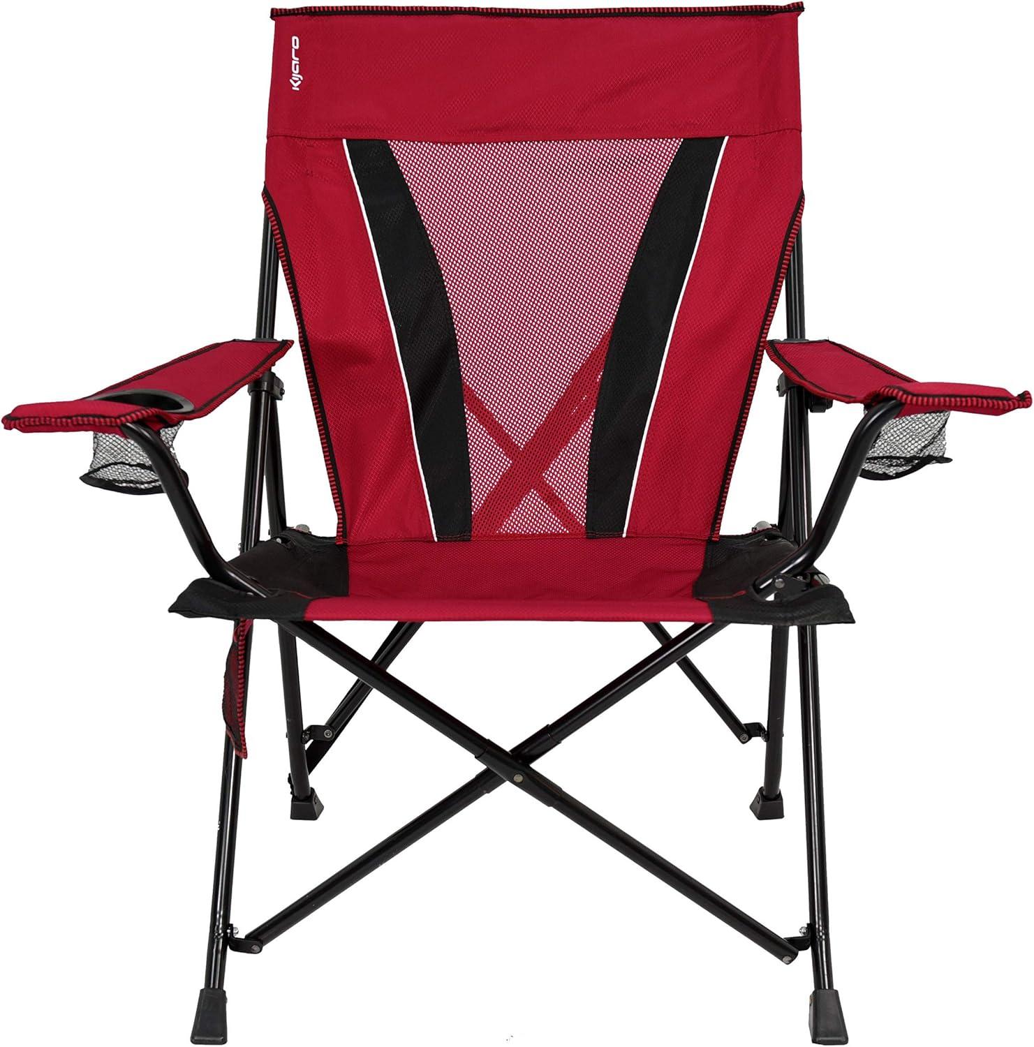 Kijaro Dual Lock XXL Chair, Red, Adult
