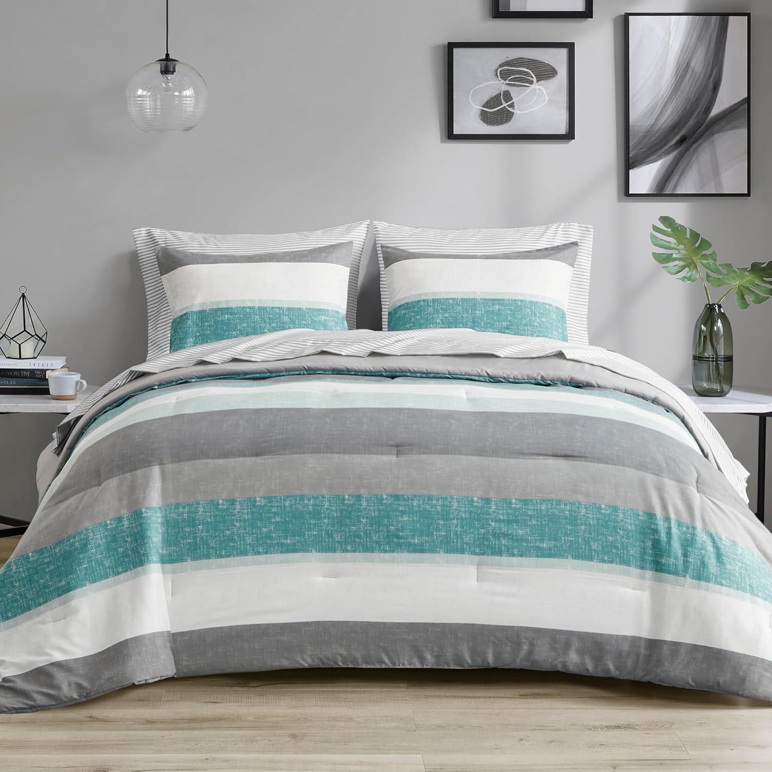 Madison Park Essentials Jaxon Comforter Set with Bed Sheets