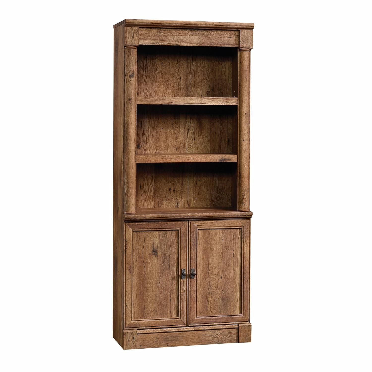 Sauder Palladia 3-Shelf Bookcase, Vintage Oak Finish