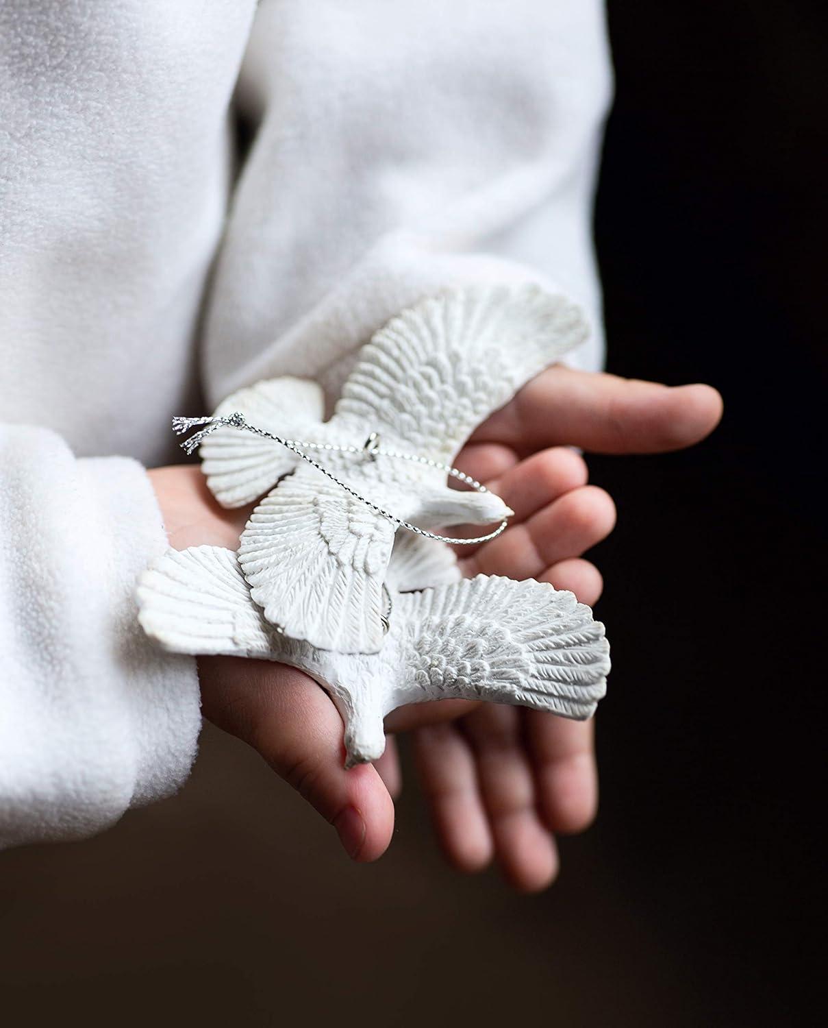 G&G Style Friendship Doves - Home Alone 2 Resin Christmas Ornament Set of Two Doves - Best Gift for Someone Special - Small