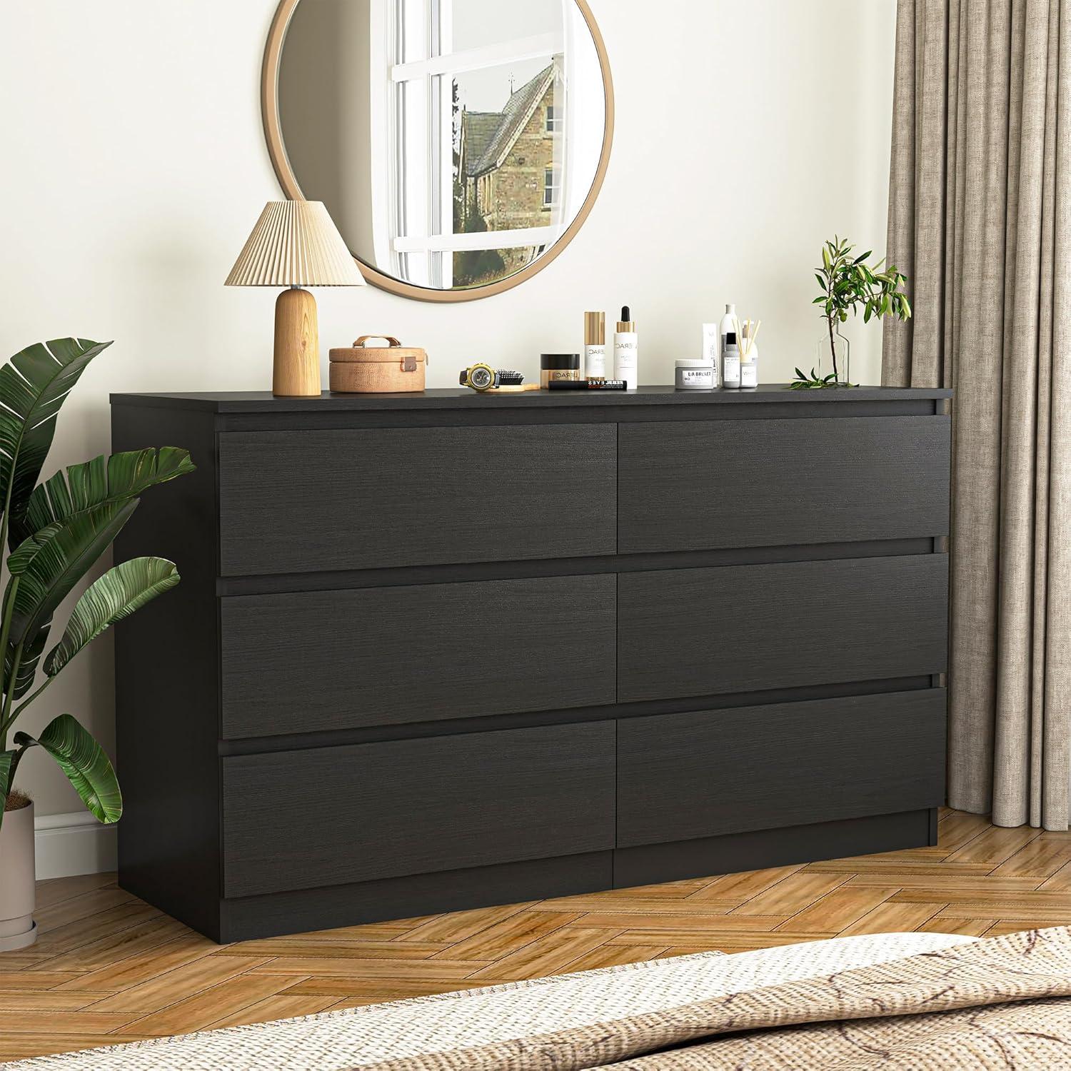 Hommoo 6 Drawer Double Dresser for Bedroom