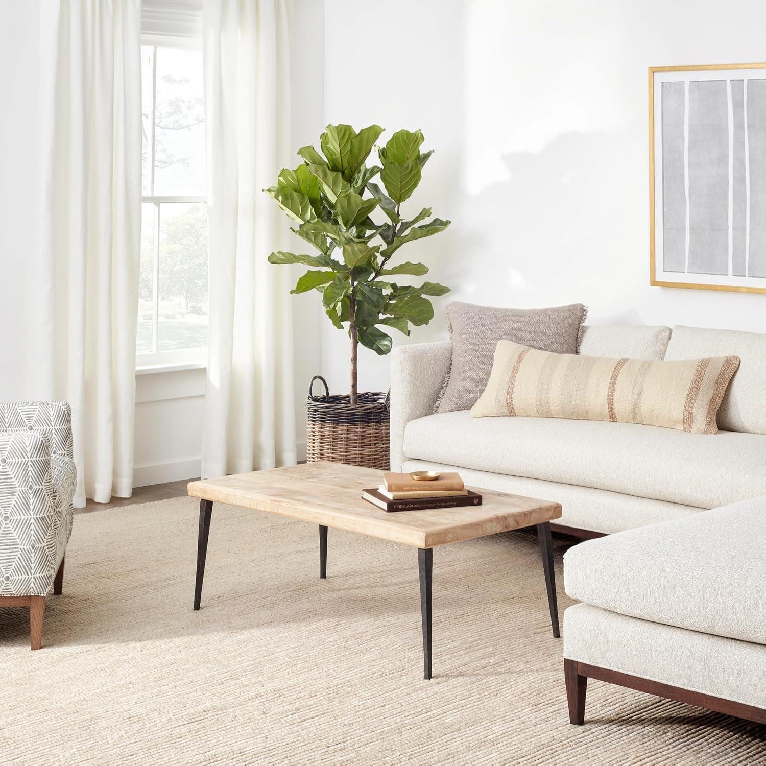 Niels Ivory Handwoven Wool/Viscose Rug
