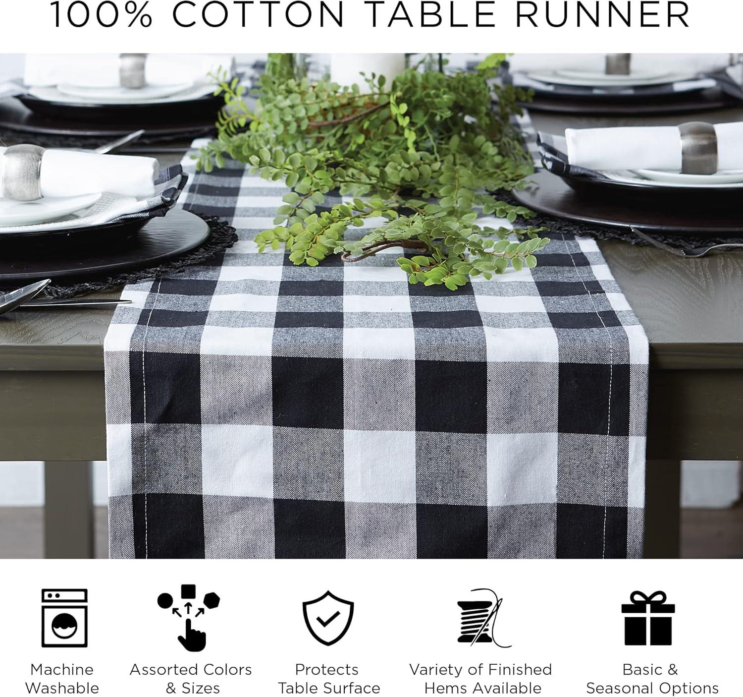 72 in. Stone Handloom Chevron Table Runner