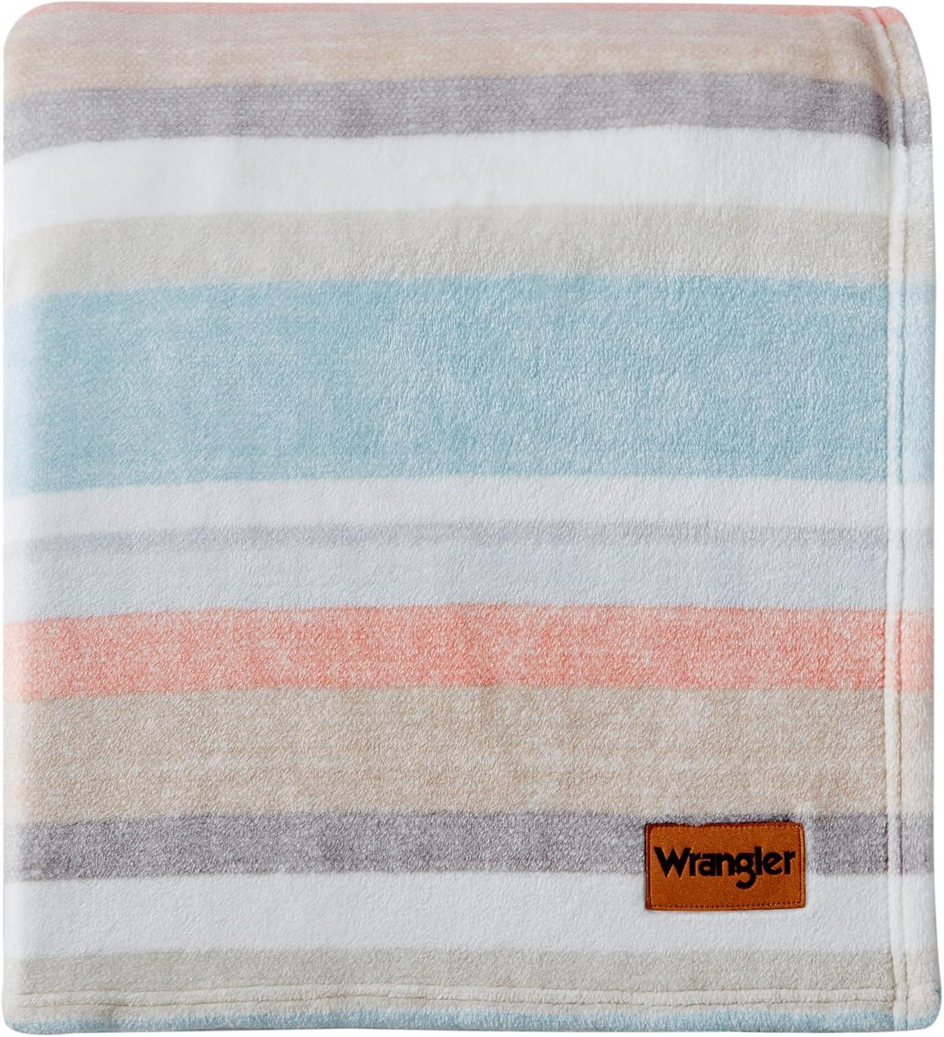 Wrangler Wrangler Printed Ultra Soft Plush Fleece Blanket