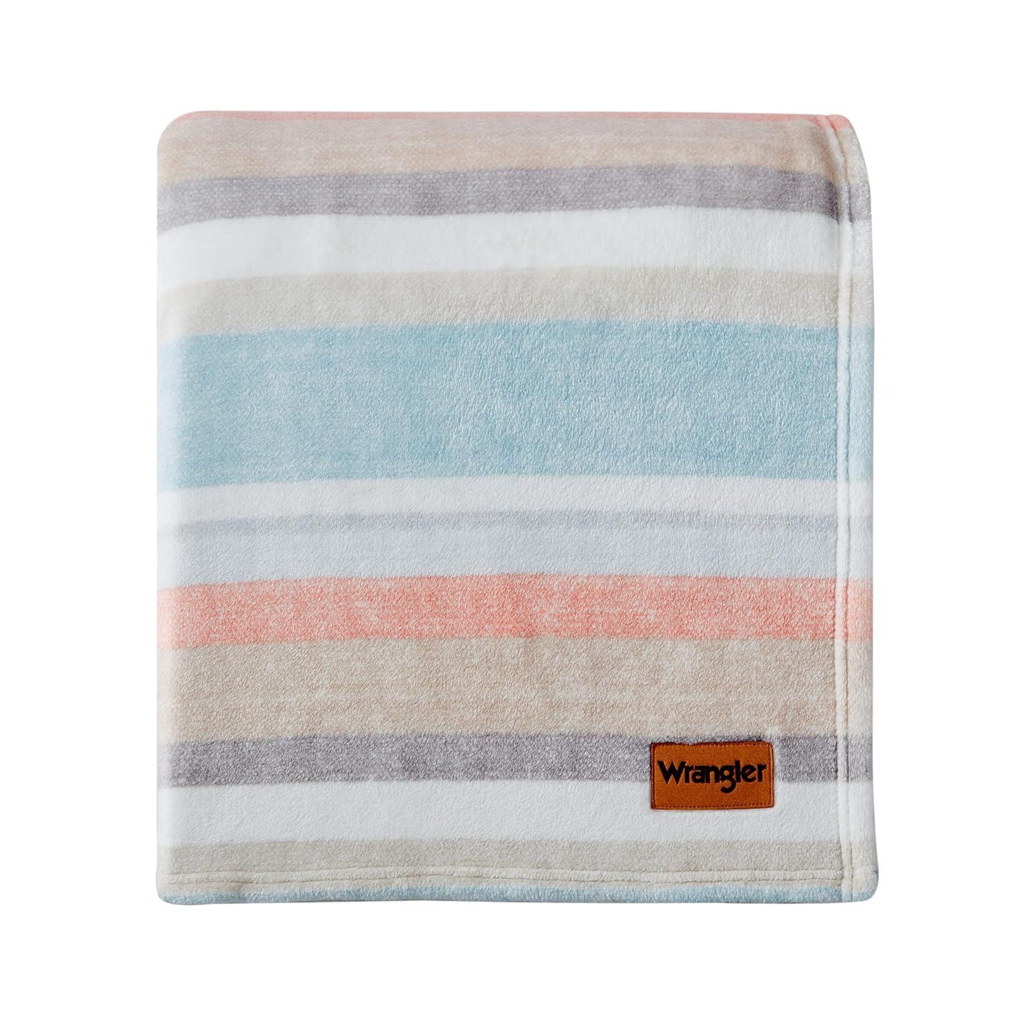 Wrangler Wrangler Printed Ultra Soft Plush Fleece Blanket