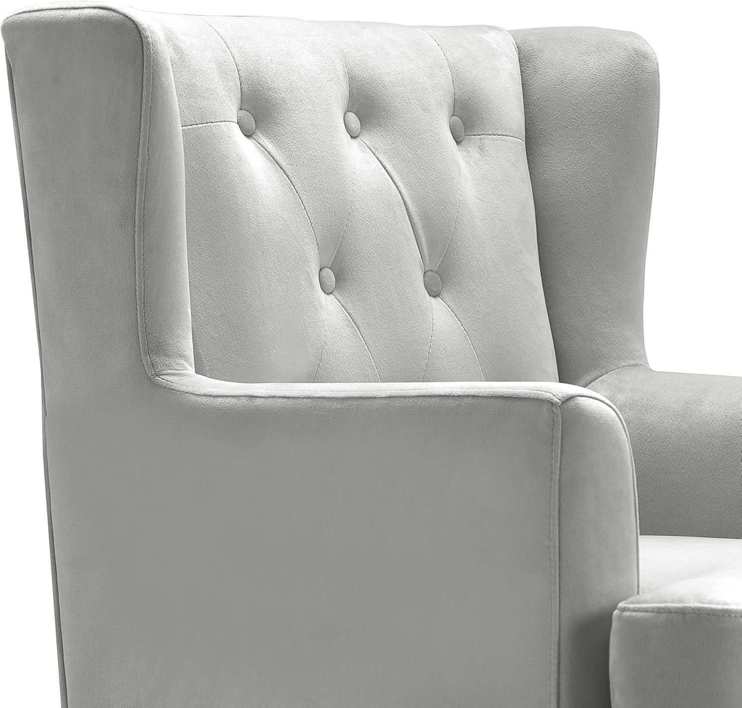 Elle Decor Celeste Tufted Velvet Accent Chair