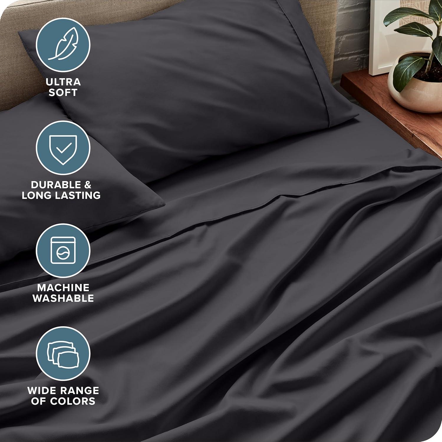 Bare Home Ultra-Soft Microfiber Sheet Set