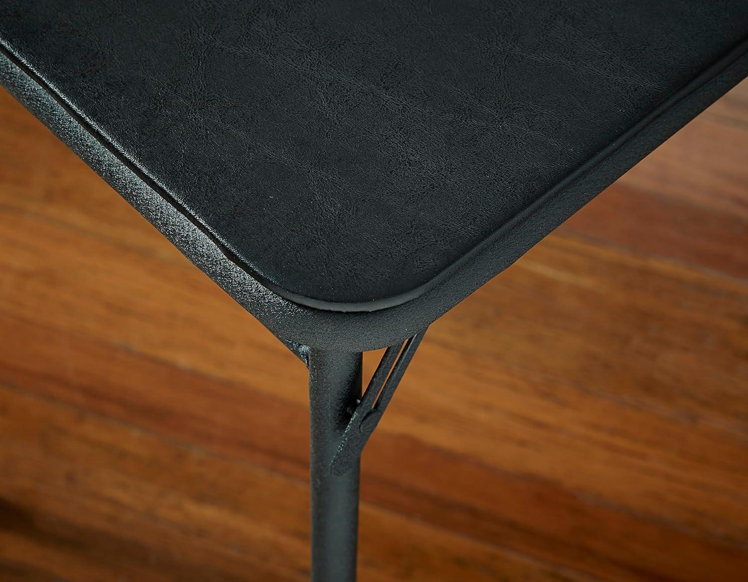 COSCO 20" x 48" Vinyl Top Serving Folding Table