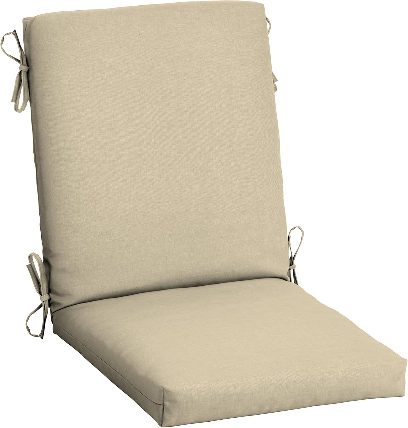 Arden Selections Outdoor Dining Chair Cushion 20 x 20, Tan Leala