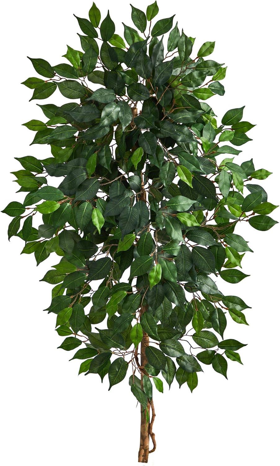 Nearly Natural 4-ft Single Ficus Artificial Tree (No Pot)