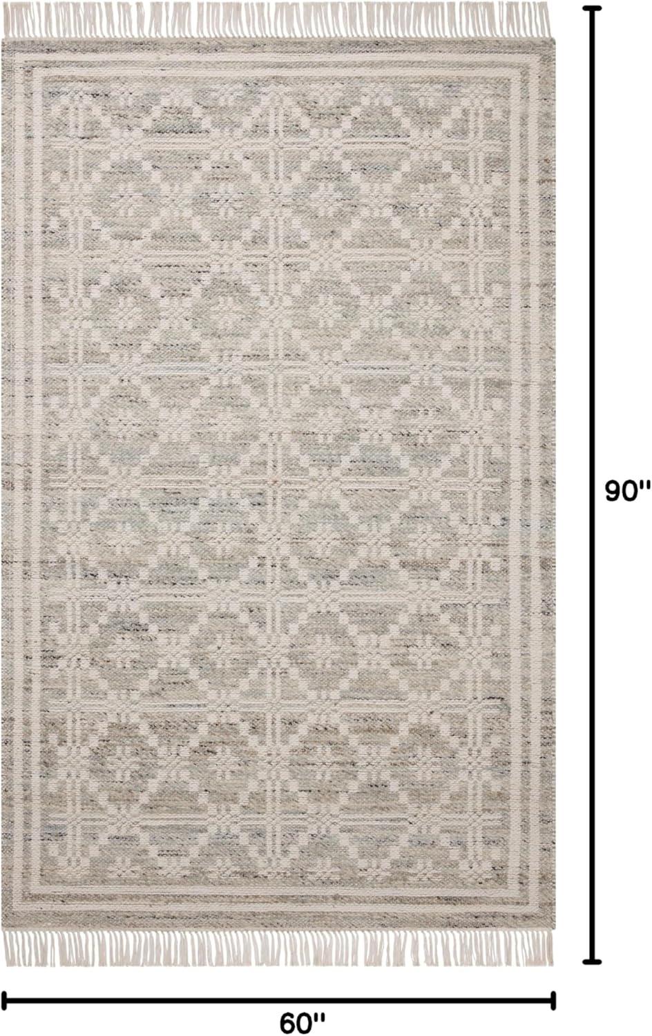 Angela Rose x Loloi Reversible Rivers Lagoon / Ivory Area Rug